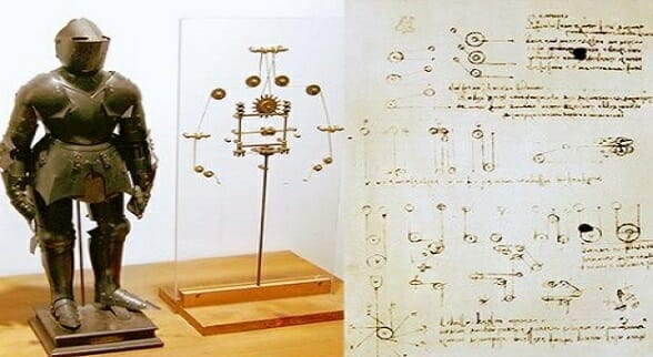 Armor Covering Robot- Leonardo da Vinci